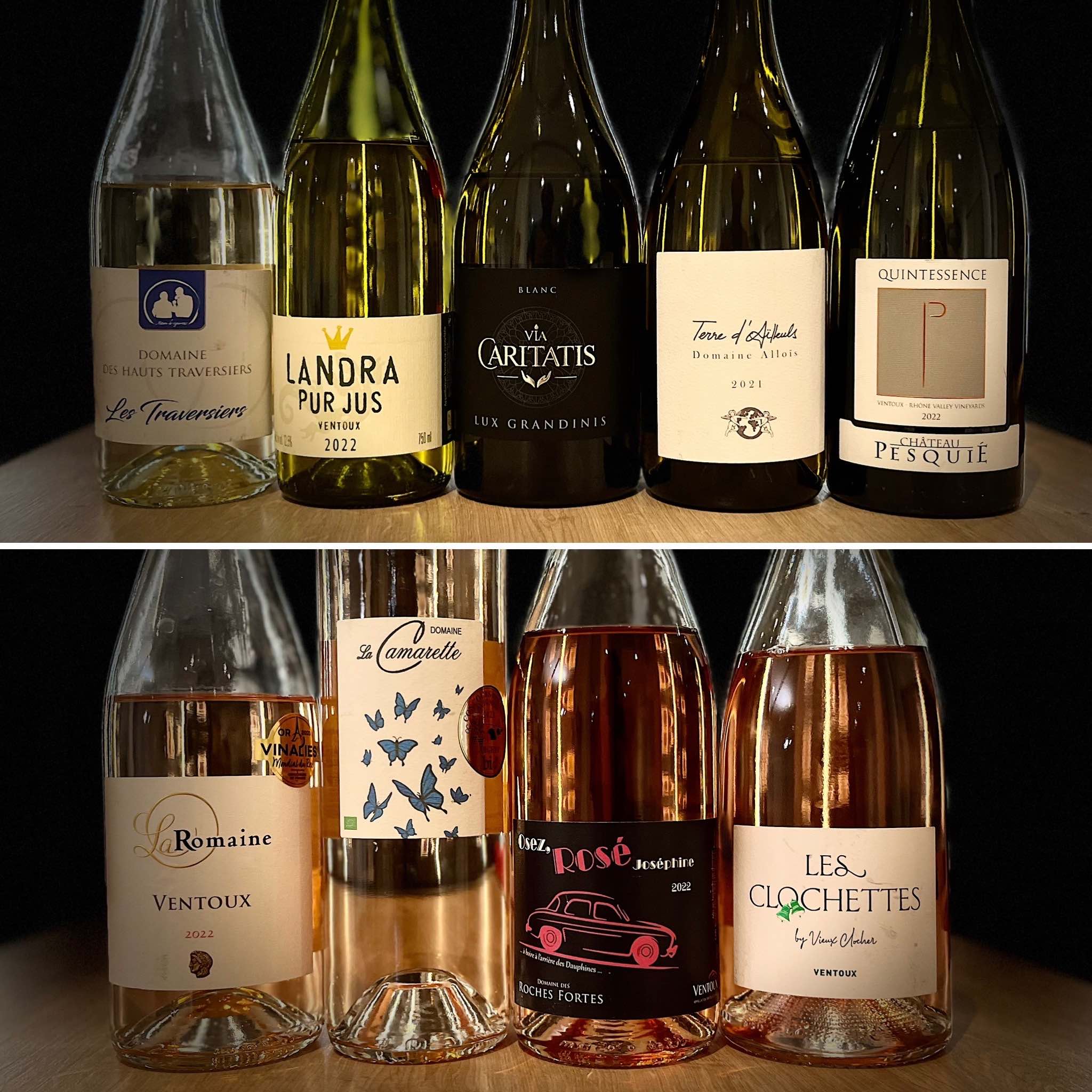 Ventoux blancs et rosés, notre sélection pour cet été