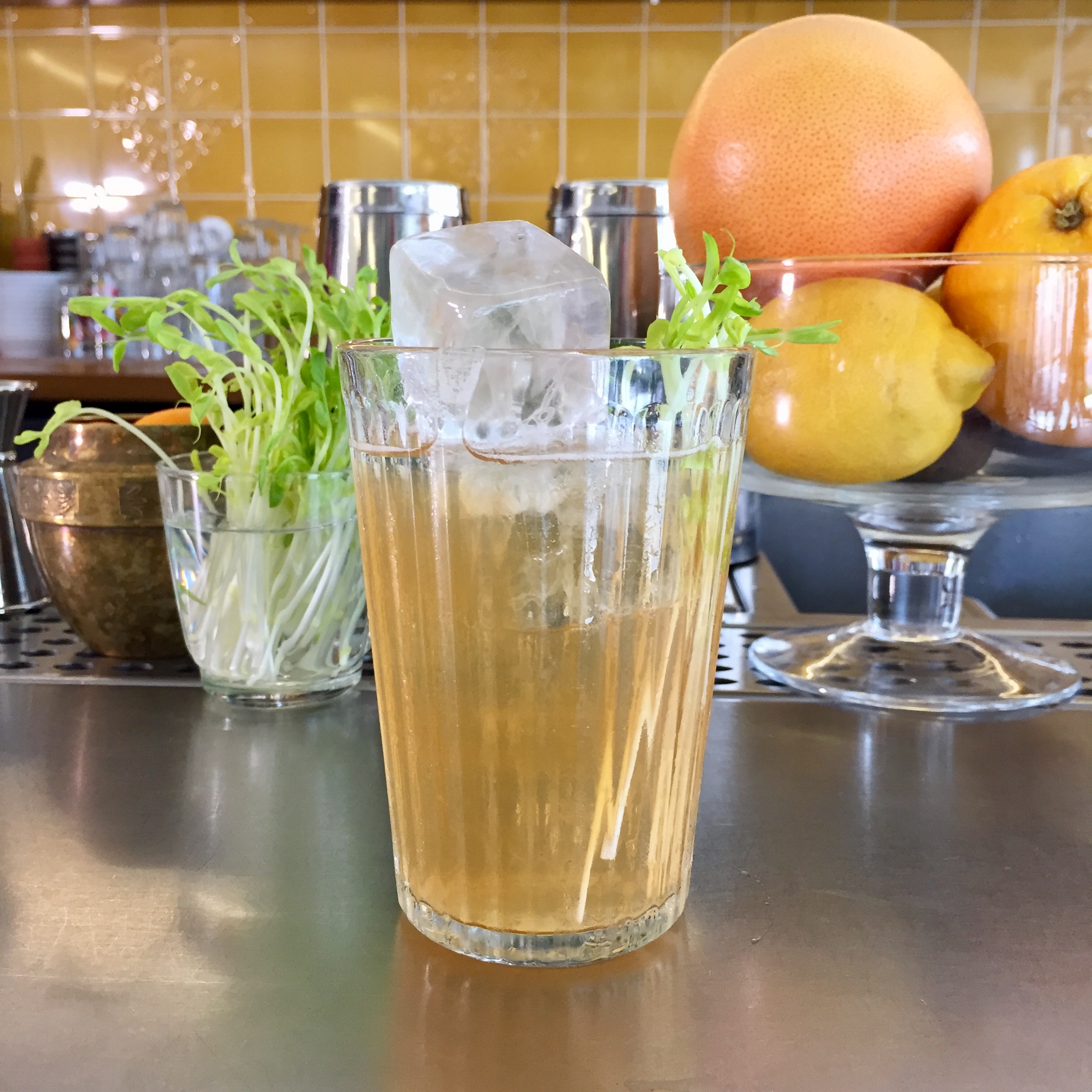 Le cocktail original de Lucie Noppe (bar Combat, Paris 19e)