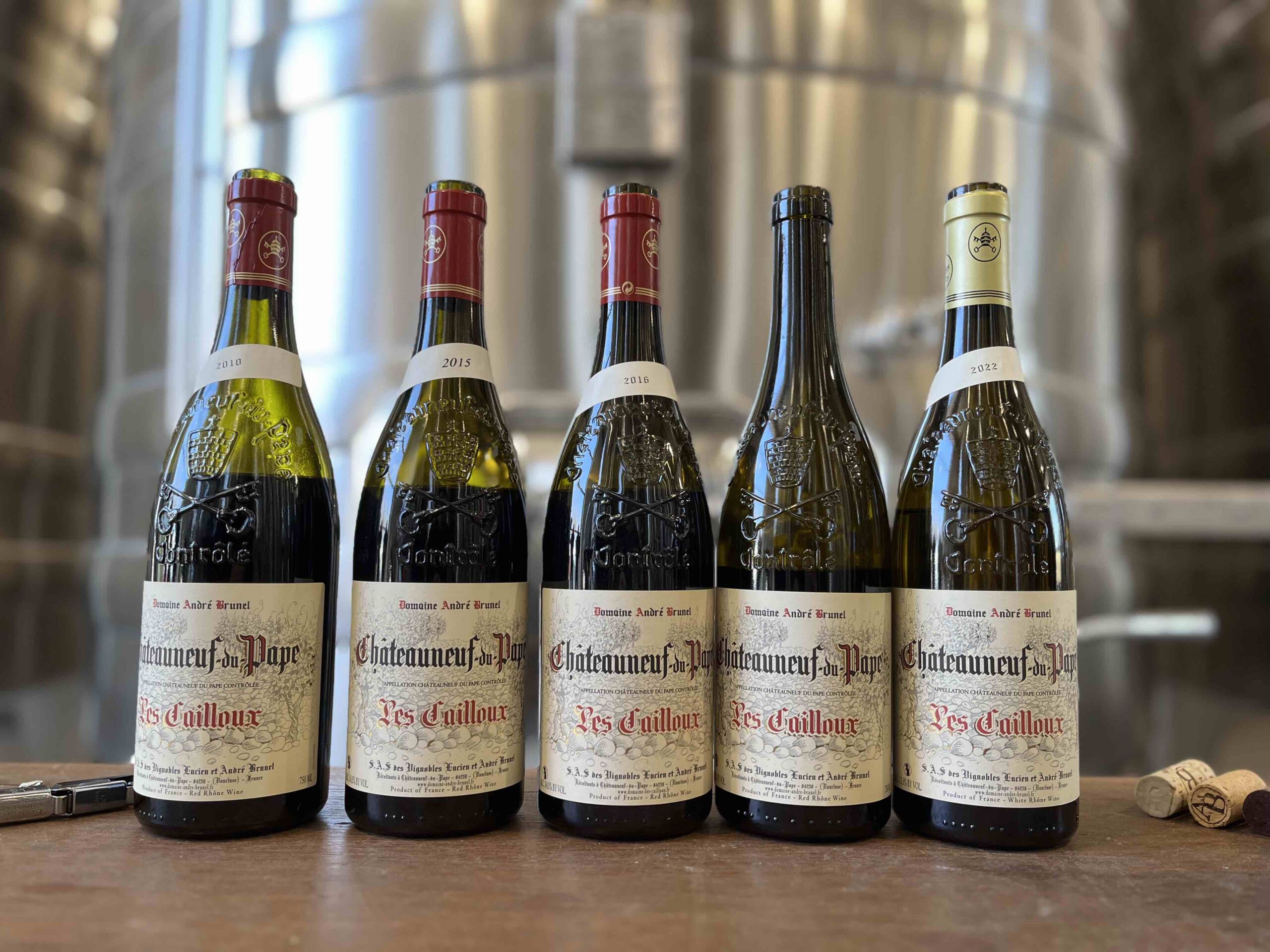 Les Chateauneuf du Pape du Domaine Brunel : la grande dégustation