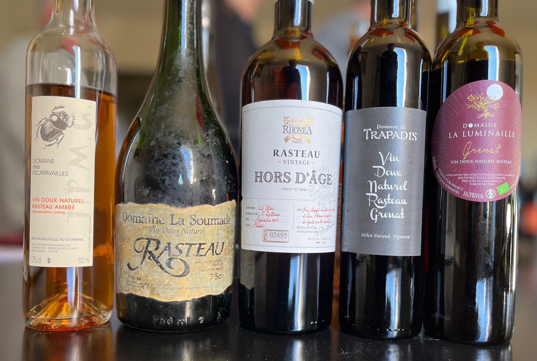 Vins doux naturels de Rasteau, la grande dégustation