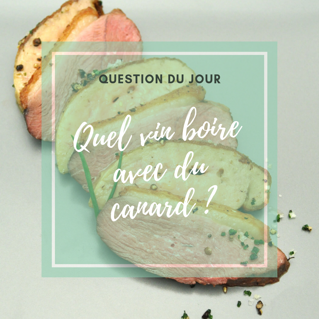 Quel vin boire avec du canard ?