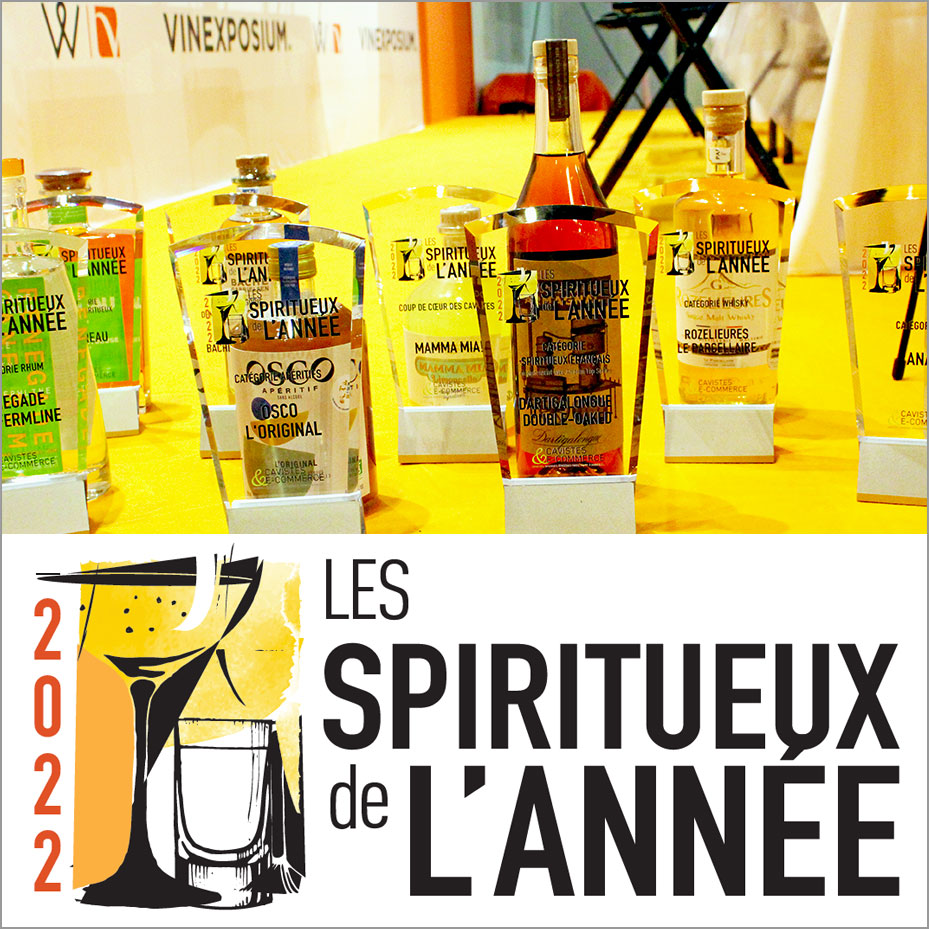 Les spiritueux de l&rsquo;année 2022 sont…